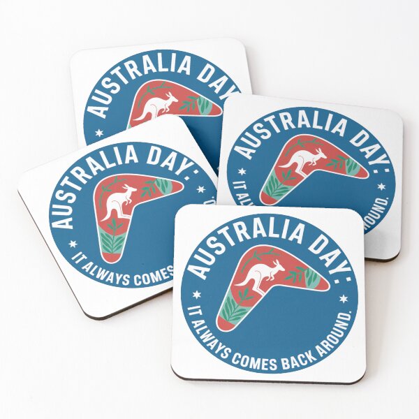 Item preview, Australia Day Boomerang Graphic – It Always Comes Back Around designed and sold by Justin Haas.