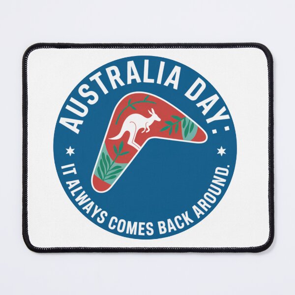 Item preview, Australia Day Boomerang Graphic – It Always Comes Back Around designed and sold by Justin Haas.