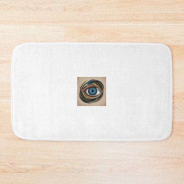 Item preview, blue human eye illustration designed and sold by gabrielvlmx.