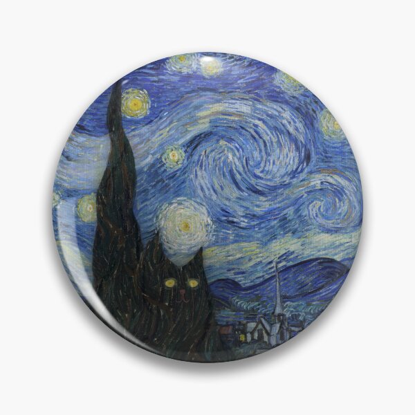 Item preview, Starry Night Cat designed and sold by allipichette.