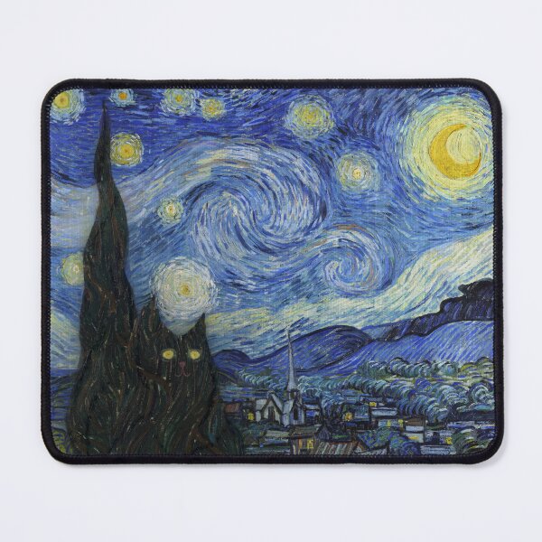 Item preview, Starry Night Cat designed and sold by allipichette.