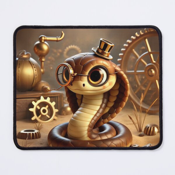 Item preview, Steampunk Monocled Cobra designed and sold by Sillytoe.
