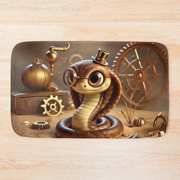 Item preview, Steampunk Monocled Cobra designed and sold by Sillytoe.