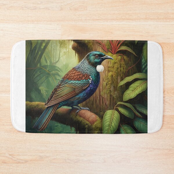 Item preview, Tui Bird in Lush Forest Setting designed and sold by Doug Healey .