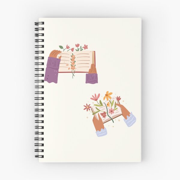 Item preview, Floral Pastel Bookish Set  designed and sold by Neadoodles.