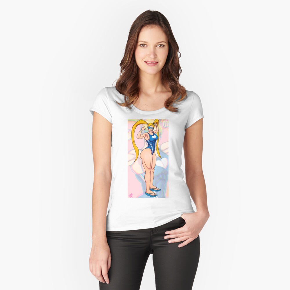 Item preview, Fitted Scoop T-Shirt designed and sold by Reflex76.
