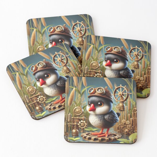 Item preview, Steampunk Moorhen designed and sold by Sillytoe.