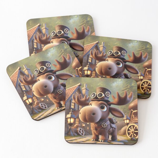 Item preview, Steampunk Moose designed and sold by Sillytoe.