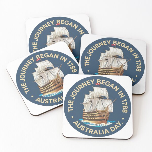 Item preview, Australia Day 1788 Ship Design – The Journey Began designed and sold by Justin Haas.