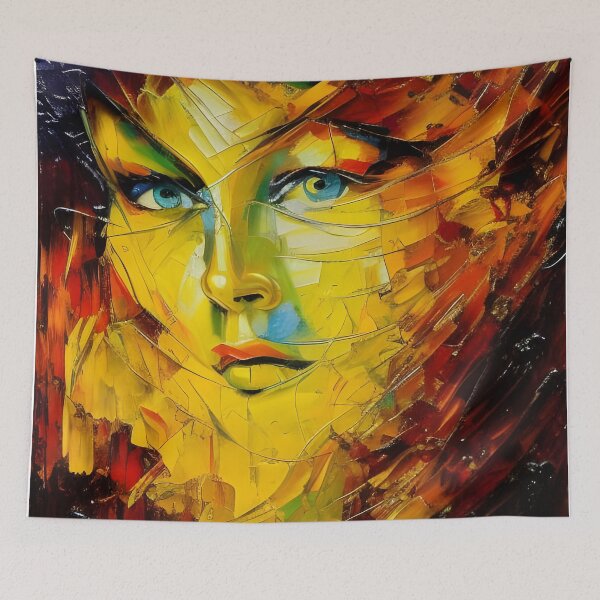 Item preview, Women's Neo-Impressionist Face 4 designed and sold by therealevissam.