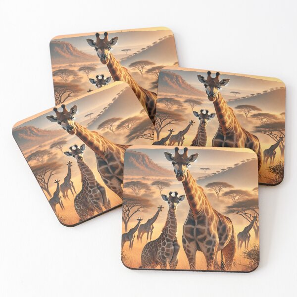 Item preview, Gentle Giraffes designed and sold by A-Man-and-a-Cat.