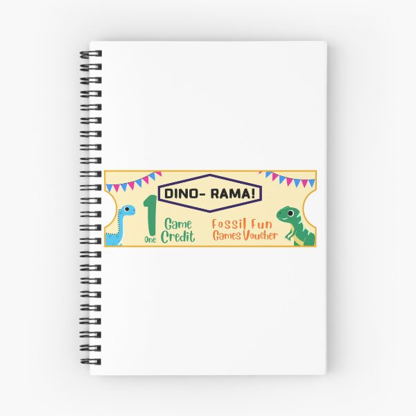 Item preview, Dino-Rama! carnival games ticket designed and sold by VickysStickys.