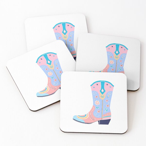 Item preview, Bright Cowboy Boot Illustration, Colorful Western Art, Funky Hand-Drawn Boot Design designed and sold by poppet103.