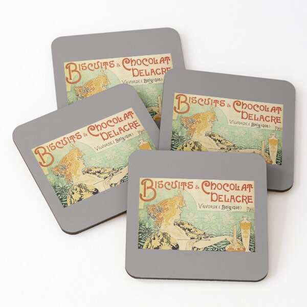 Item preview, Belgian Chocolate Biscuit Art Noveau designed and sold by Teerlinck.