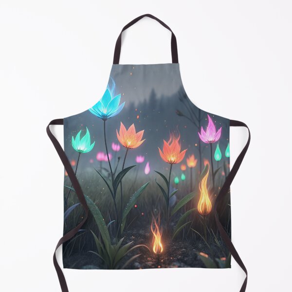 Item preview, Ethereal Flame Flowers in a Dream Meadow designed and sold by fc2c.