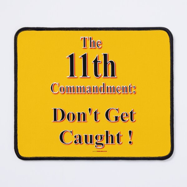 Item preview, The Eleventh Commandment Design 2024 designed and sold by muz2142.