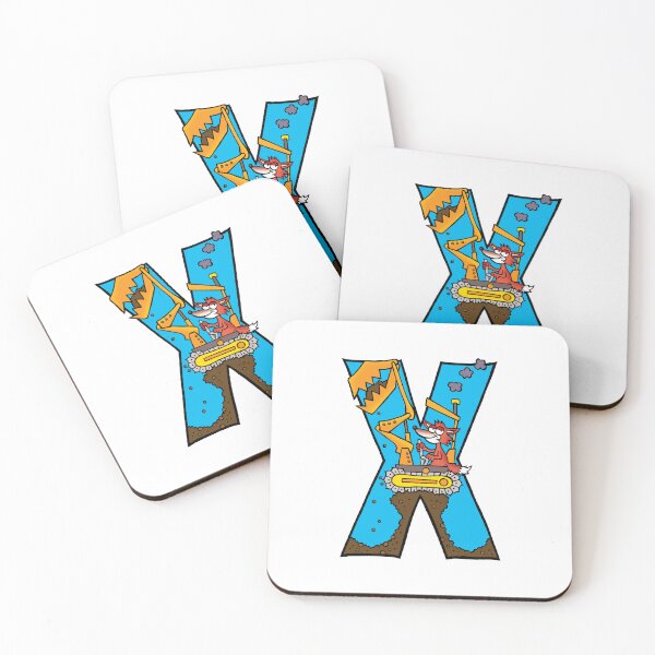 Item preview, Letter X foX in an eXcavator designed and sold by alphatoons.