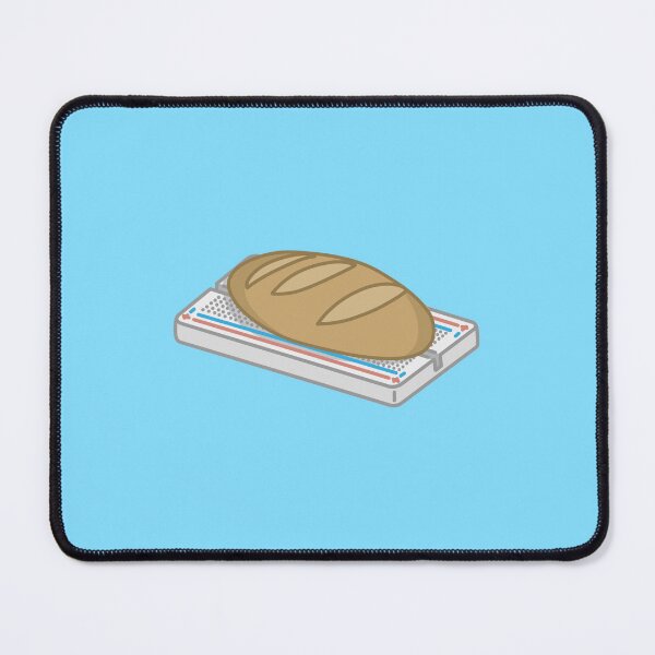 Item preview, Bread Breadboard Electrical Pun Illustration designed and sold by TheEclecticKat.