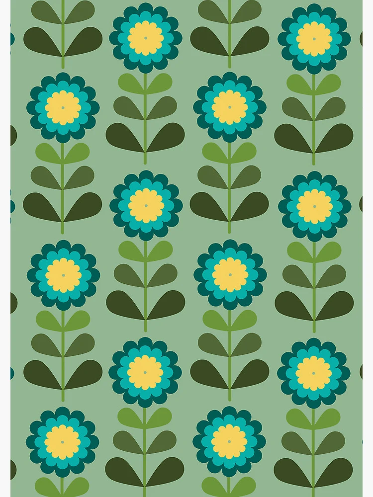 Thumbnail 3 of 3, Journal, Retro pattern designed and sold by 171factory.