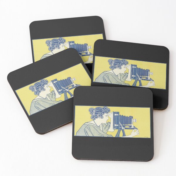 Item preview, Woman with Box Accordion Camera Art Noveau designed and sold by Teerlinck.