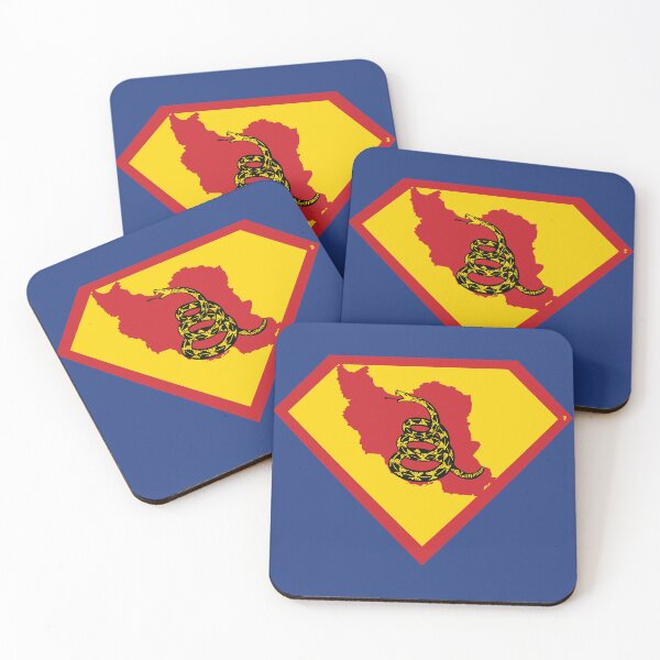 Item preview, IRAN  - Freedom Is The Superpower - Gadsden Snake Flag - Dont Tread On Me SUPERHERO design designed and sold by pelagio.