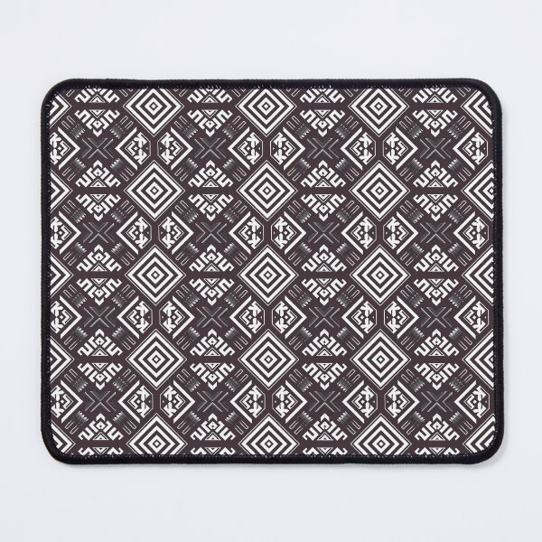 Item preview, Eye-Catching Tribal Motifs with Unique Depth Black Background Art Piece designed and sold by Ed & Harmony.