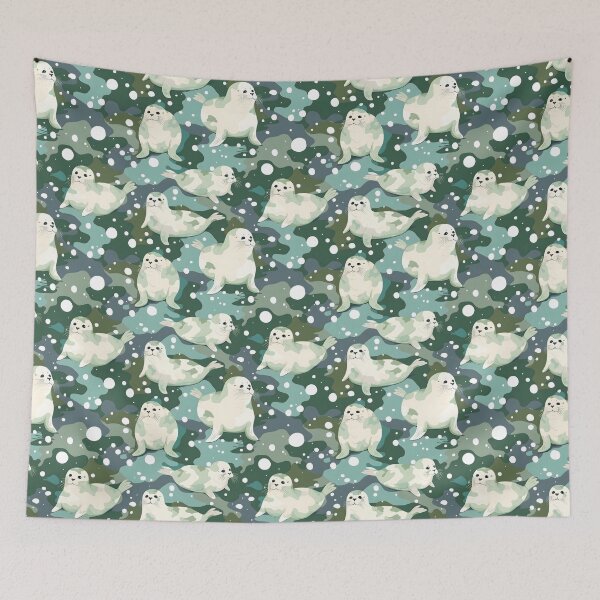 Item preview, Cute Seal Pattern designed and sold by palaco210.