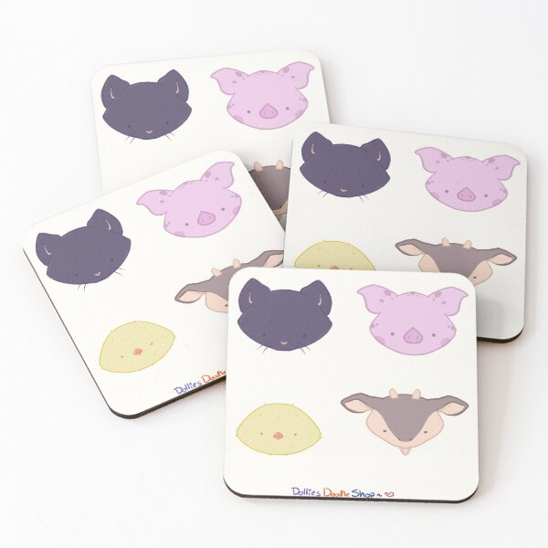 Item preview, Vintage animal faces v3 designed and sold by DollieDoodleShop.