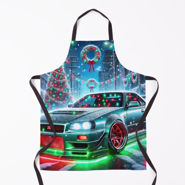 Item preview, Festive JDM Nissan Skyline Christmas Art designed and sold by MJShop18.