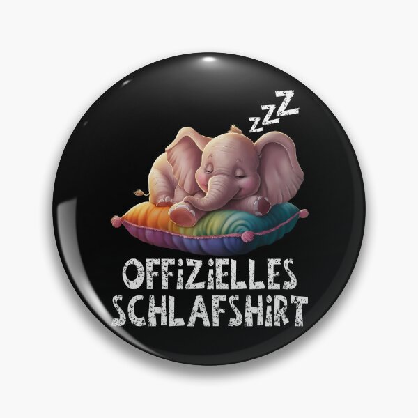 Item preview, Offizielles Schlafshirt - Niedlicher Elefant schläft designed and sold by Smix Pixels.