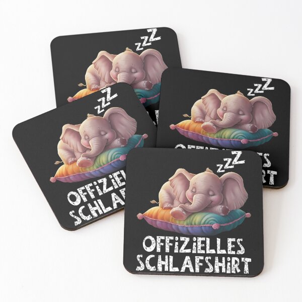 Item preview, Offizielles Schlafshirt - Niedlicher Elefant schläft designed and sold by Smix Pixels.