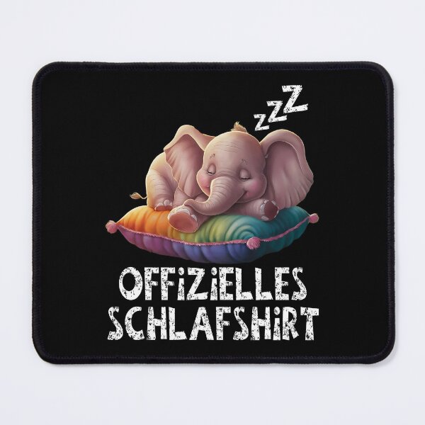 Item preview, Offizielles Schlafshirt - Niedlicher Elefant schläft designed and sold by Smix Pixels.