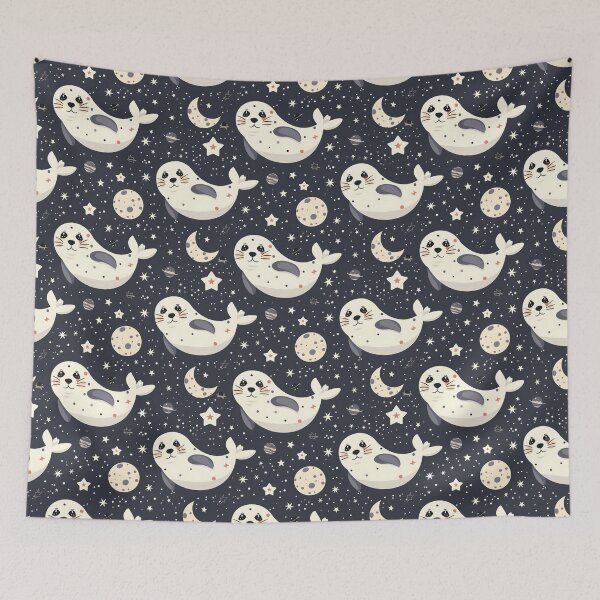 Item preview, Cute Seal Pattern designed and sold by palaco210.