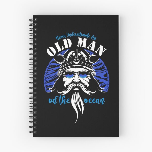 Item preview, NEVER UNDERESTIMATE AN OLD MAN SAILING designed and sold by Madjack Tees Kiwi SuperStore.