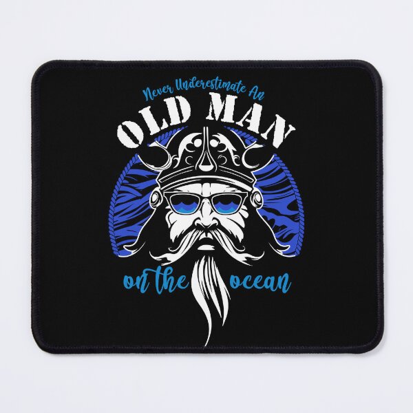 Item preview, NEVER UNDERESTIMATE AN OLD MAN SAILING designed and sold by Madjack Tees Kiwi SuperStore.