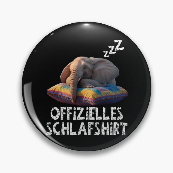 Item preview,  Offizielles Schlafshirt - Niedlicher Elefant schläft designed and sold by Smix Pixels.