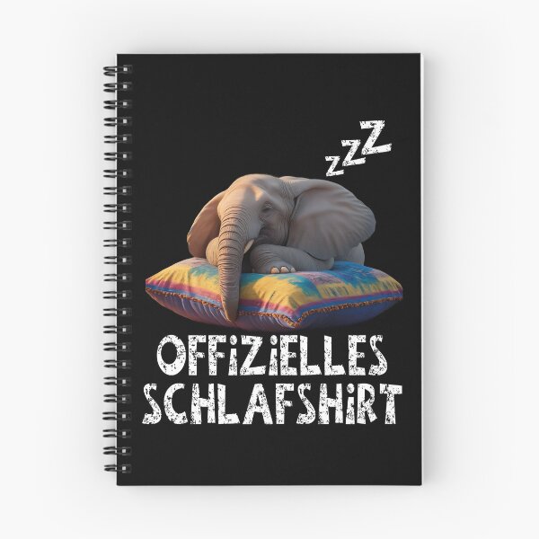 Item preview,  Offizielles Schlafshirt - Niedlicher Elefant schläft designed and sold by Smix Pixels.