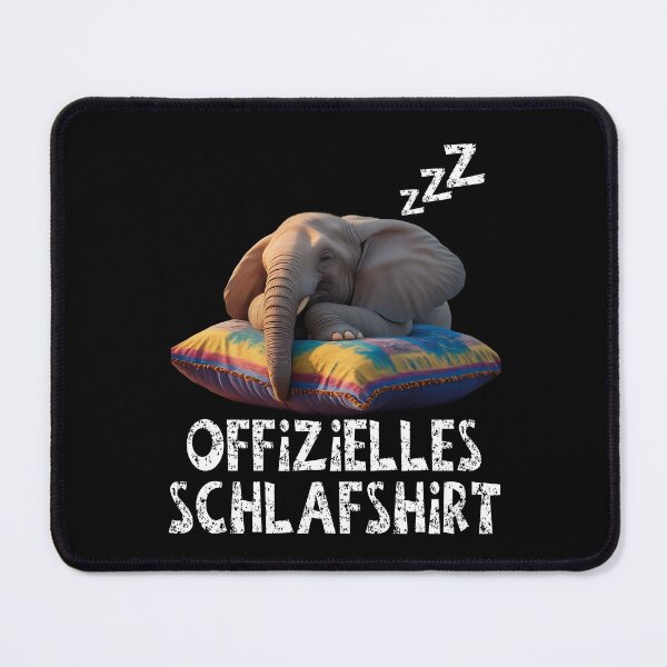 Item preview, Offizielles Schlafshirt - Niedlicher Elefant schläft designed and sold by Smix Pixels.