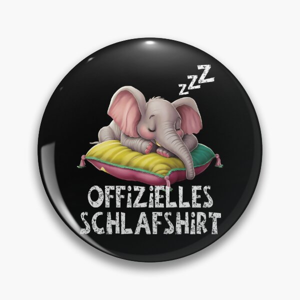 Item preview, Offizielles Schlafshirt - Niedlicher Elefant schläft designed and sold by Smix Pixels.