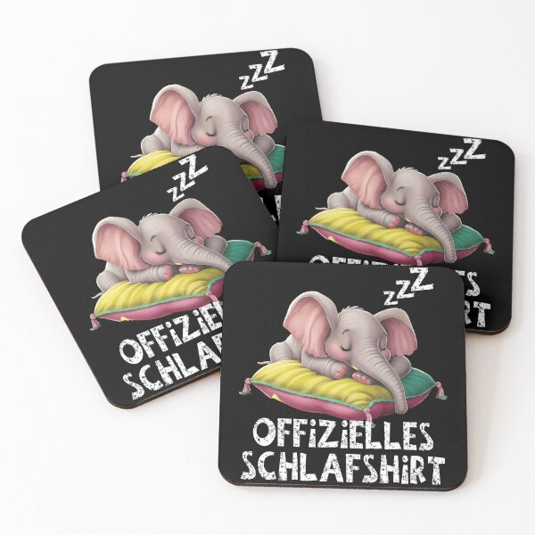 Item preview, Offizielles Schlafshirt - Niedlicher Elefant schläft designed and sold by Smix Pixels.