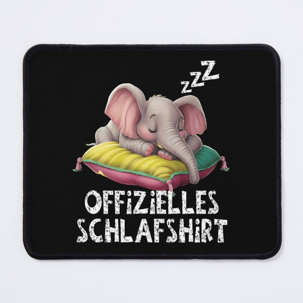 Item preview, Offizielles Schlafshirt - Niedlicher Elefant schläft designed and sold by Smix Pixels.