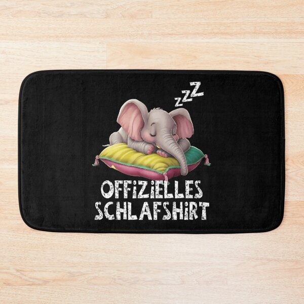 Item preview, Offizielles Schlafshirt - Niedlicher Elefant schläft designed and sold by Smix Pixels.