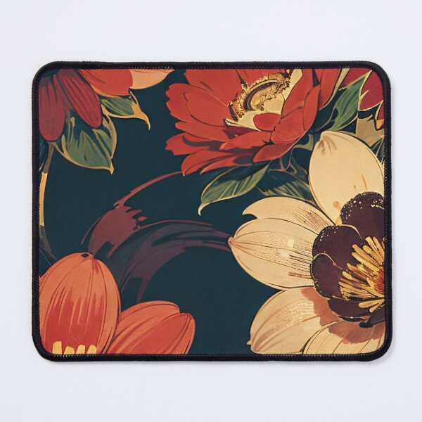 Item preview, Traditional Kutani-Inspired Floral Artwork designed and sold by SakuraJapanArt.