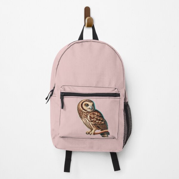 Item preview, Stylized Perched Owl Illustration designed and sold by Wiredart.