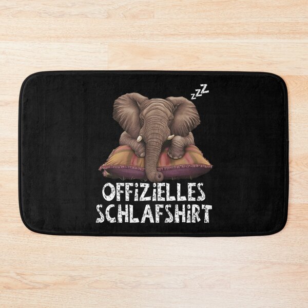 Artikelvorschau, Offizielles Schlafshirt - Niedlicher Elefant schläft entworfen und verkauft von Smix Pixels.