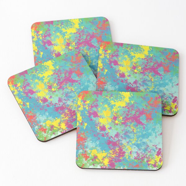 Item preview, Paint Splatter Teal designed and sold by Quinn-Draws.