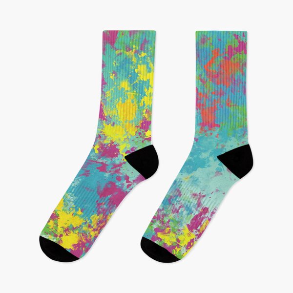 Item preview, Paint Splatter Teal designed and sold by Quinn-Draws.