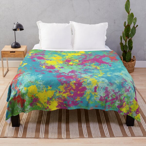 Item preview, Paint Splatter Teal designed and sold by Quinn-Draws.