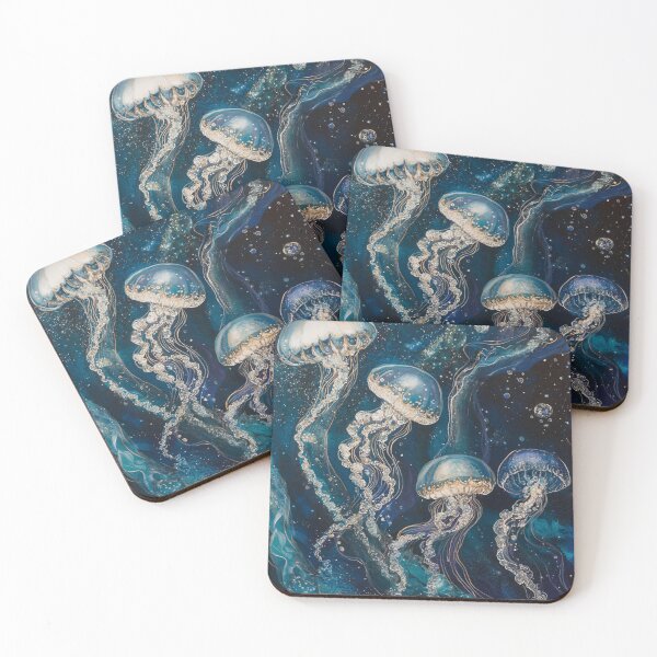 Item preview, Jelly Fish floating in the sea designed and sold by liana campbell.
