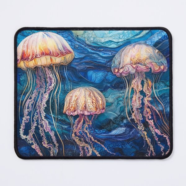 Item preview, Pink translucent jellyfish. designed and sold by liana campbell.
